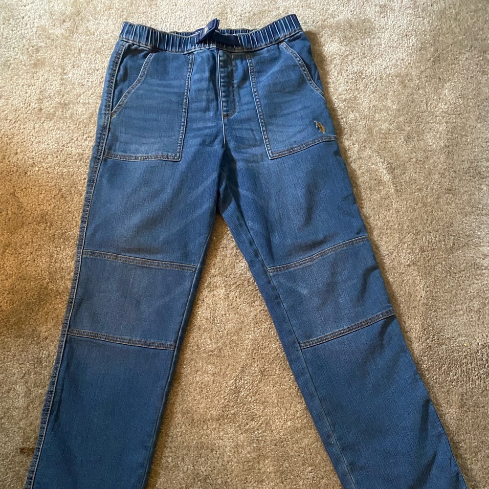 U.S. Polo Assn. Blue Straight Jeans Classic Style